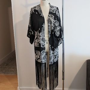 NWOT Fringe kimono, robe, duster